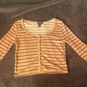 urban planet crop top (long sleeve)